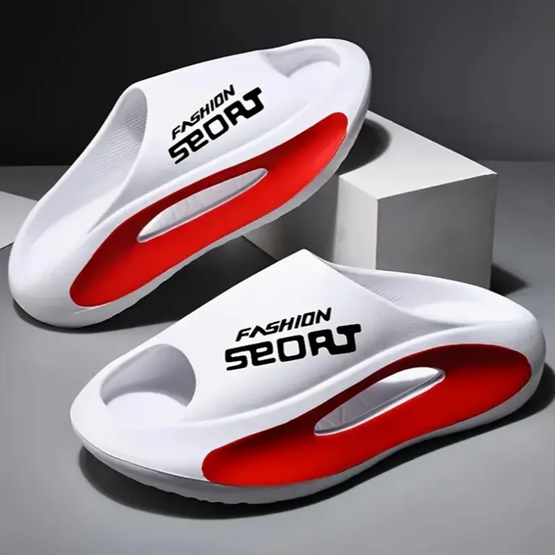 Men's Slippers Summer EVA Non-slip Slides Fashion Slippers Unisex Casual Shoes Men's Slides Hole Sandals Outdoor Indoor Slides