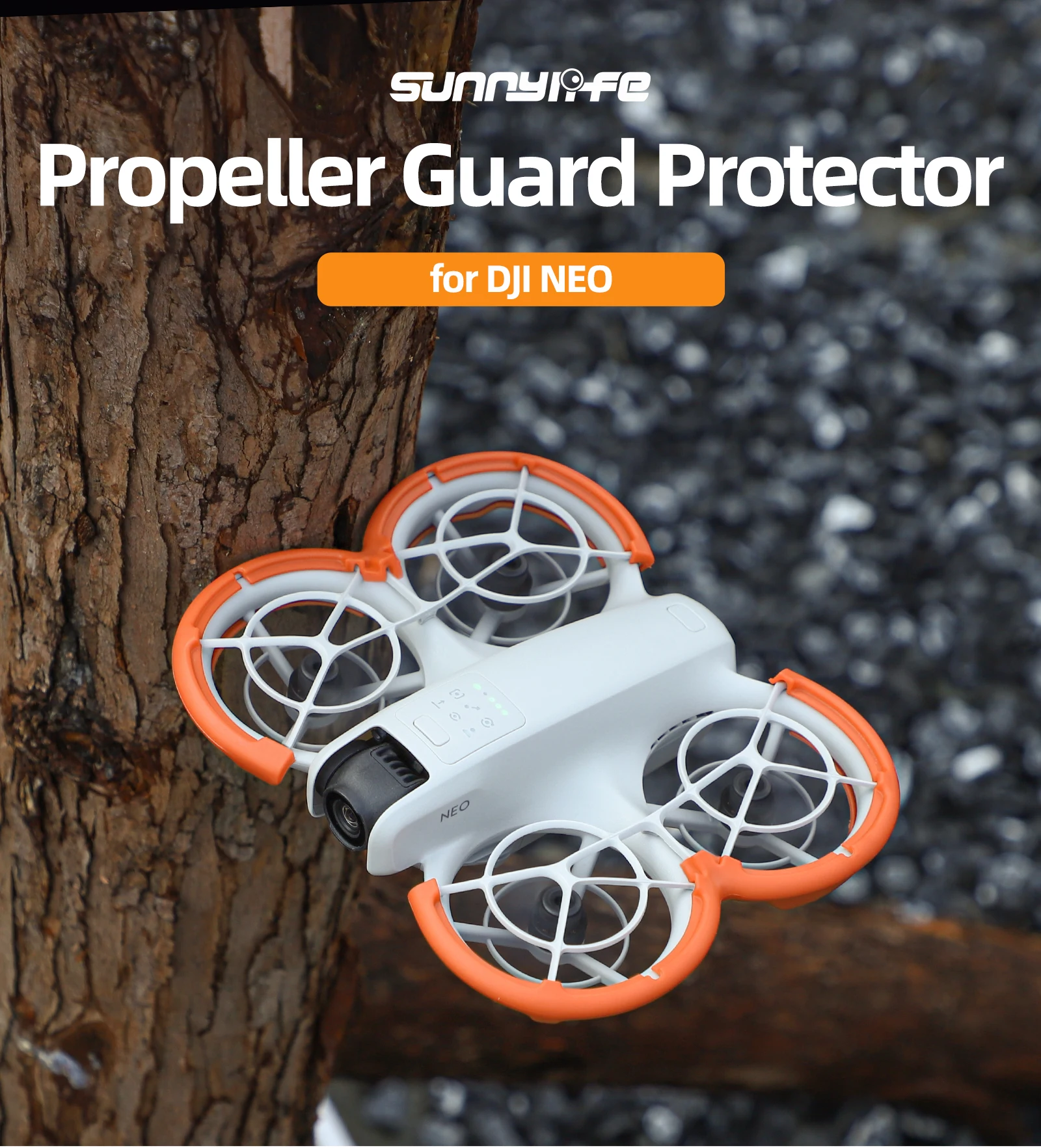 Sunnylife ل DJI NEO المضادة للتصادم حامي الوفير بار المروحة الحرس مكافحة الإفلات حماية حلقة ل DJI NEO الطائرة بدون طيار ملحق