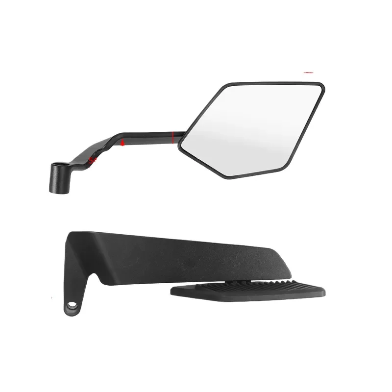 Universal Motorcycle Rear View Mirror Blade Style Handlebar End Side Mirrors Compatible with CFMOTO Ducati Kawasaki Honda