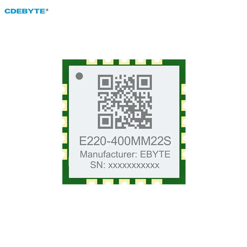 

LLCC68 LoRa Wireless Module 433MHz SPI Ultra-Small Size 10*10mm CDEBYTE E220-400MM22S 22dBm 5.5KM Low Power Consumption