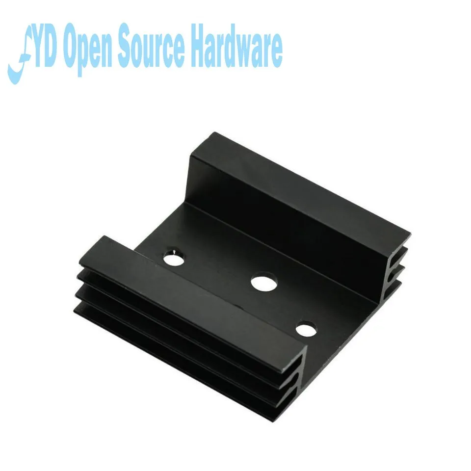 45*45*14mm Heatsink Cooling Fin Radiator Cooler Aluminum Heat Sink for TO-3 Transistor Cooling Accessories TO3 45X45X14mm