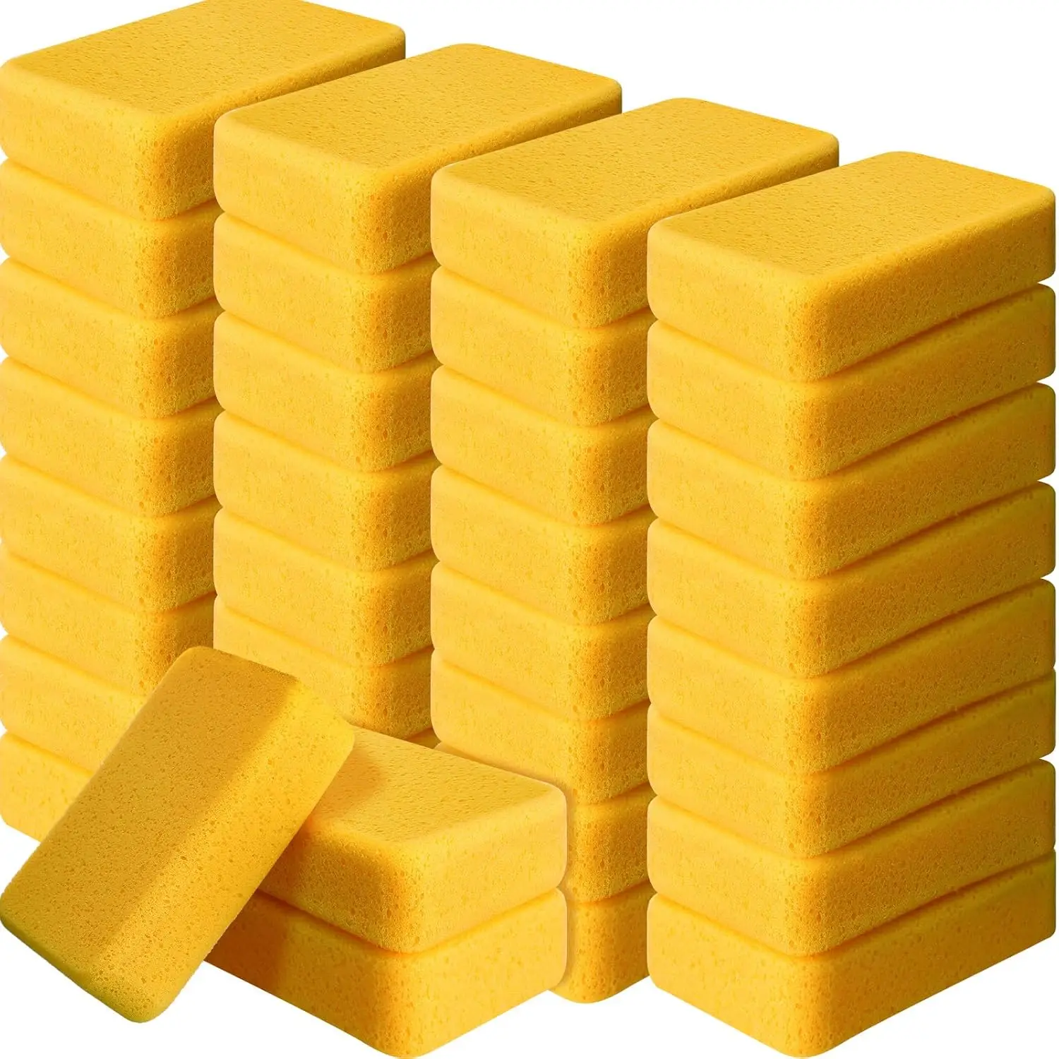 

Набор из 36 больших губок для уборки и мойки, 7,5 x 5,5 x 1,9 дюйма, для затирки швов и мытья автомобилей