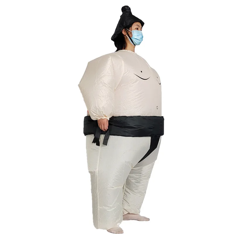 Fat Man Sumo Wrestling Inflatable Costumes Game Competition Halloween Party Cosplay Costume Funny Props - view 3