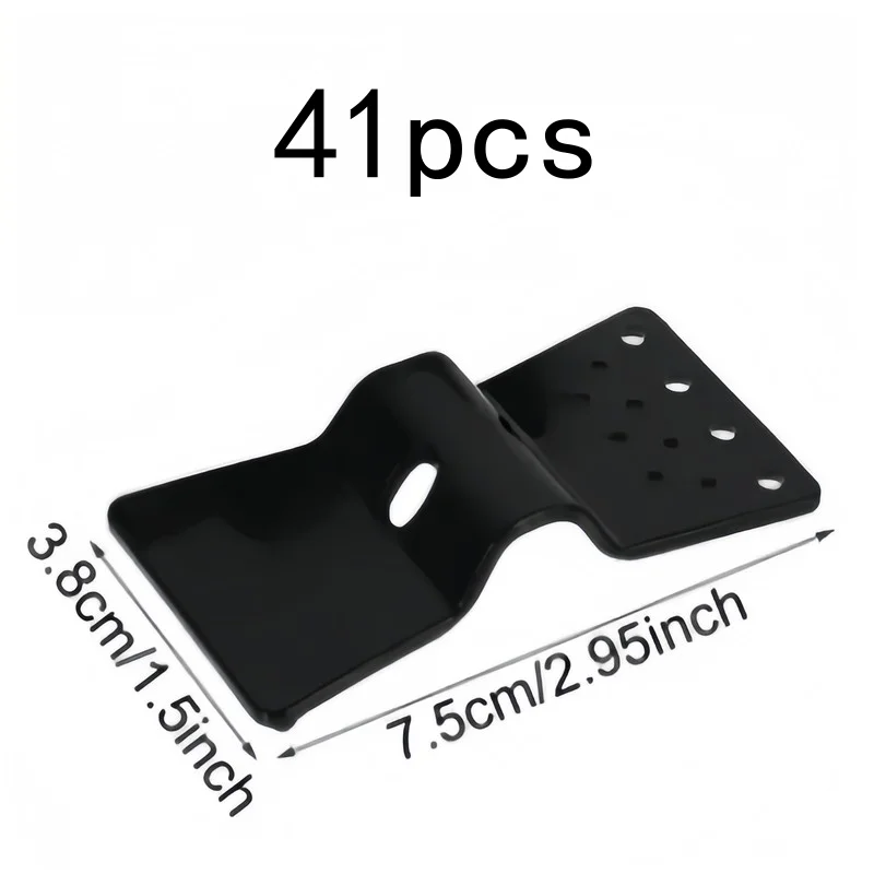 Weather Resistant Butterfly Mesh Clips 41 pcs, Fasten Awning and Canopy, Easy Install, Sturdy and Durable
