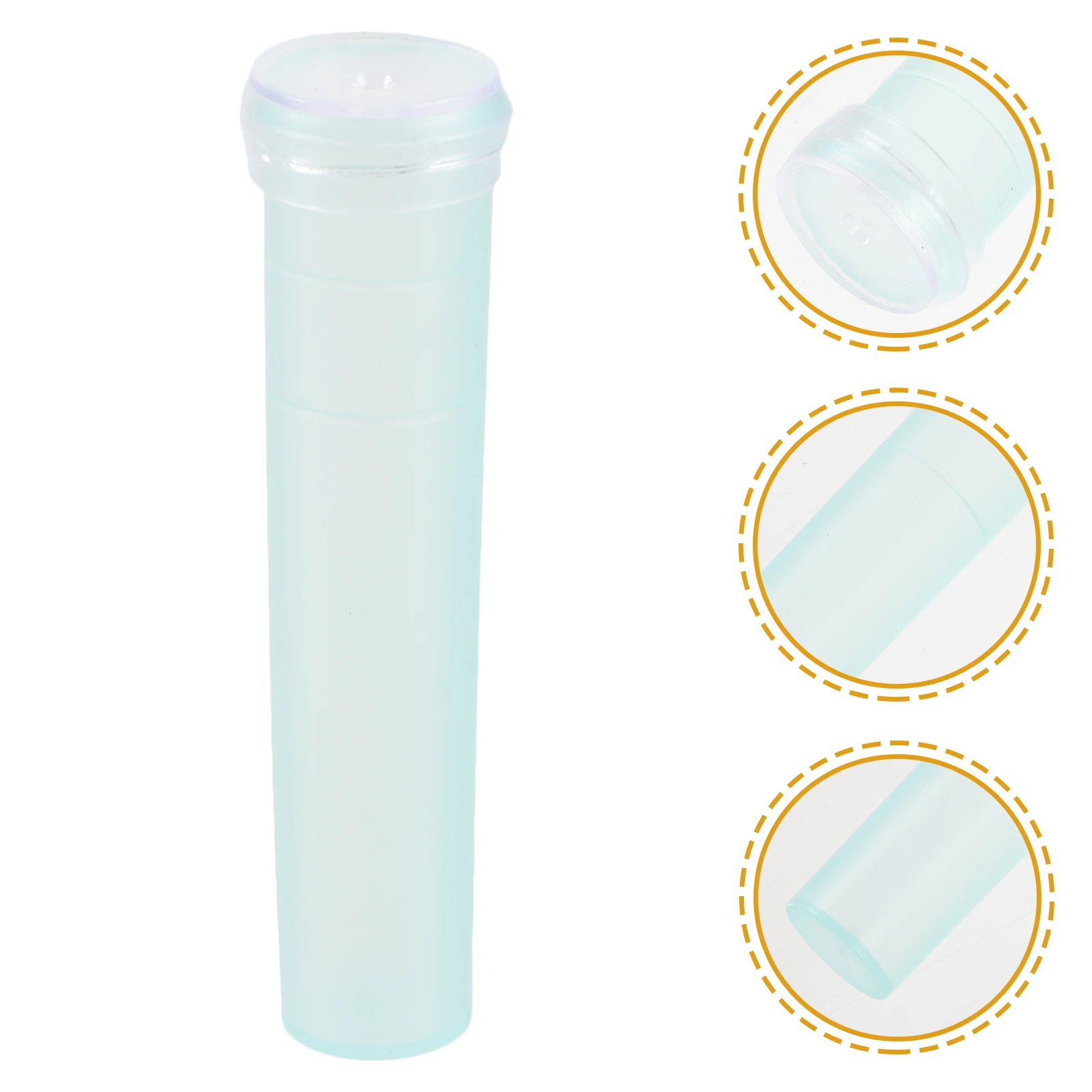 20개입 꽃 물관 누수 방지 꽃 보관 소형 꽃집 용품 7.2x1.8cm 하늘색 꽃 물관