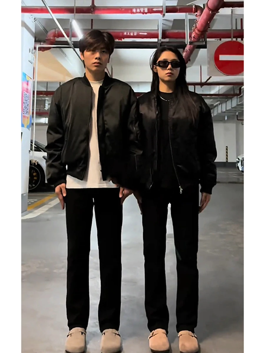 

American Vibe Fce Lined Men's Jeans High Waist Straight Leg Trousers Lengthening Legs Effect Winter Faion Casual Jeans