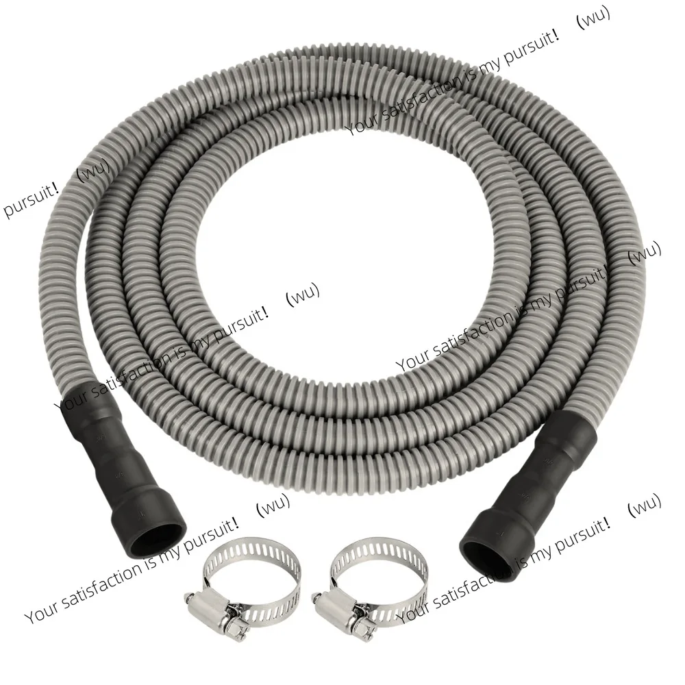 

Universal Dishwasher Drain Hose Extension 3 Meter with Clamp for 5/8 ", 3/4", and 1 "Connections