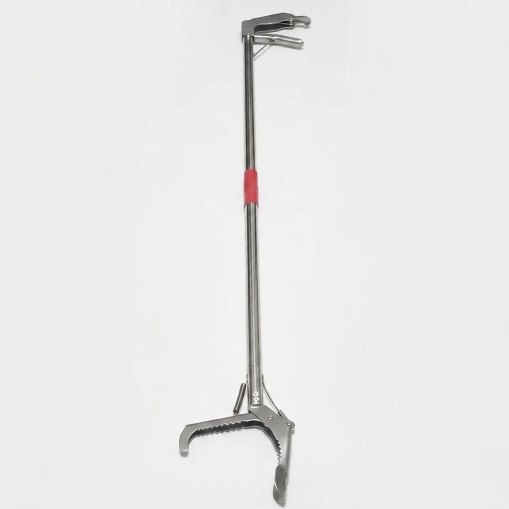 2m Foldable Garbage Clip Snake Tongs Stick Easy Reach Pick Up Tool For Home Garden Waste Cleaning And Outdoor Litter Grabbing