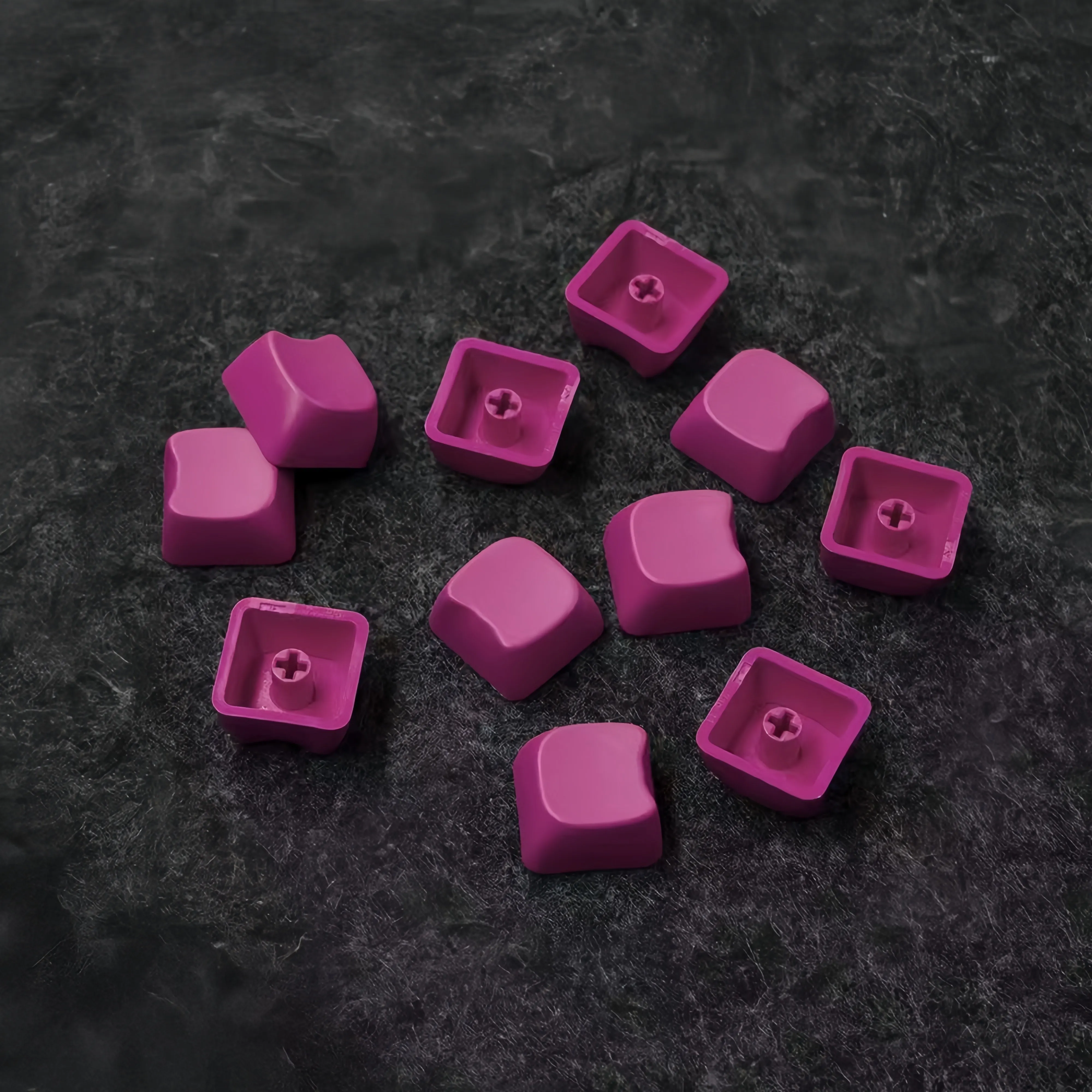 10 шт. однотонные белые колпачки для клавиш MAO с милым котом из ПБТ 1U для пользовательской механической клавиатуры, переключатель с эффектом Холла