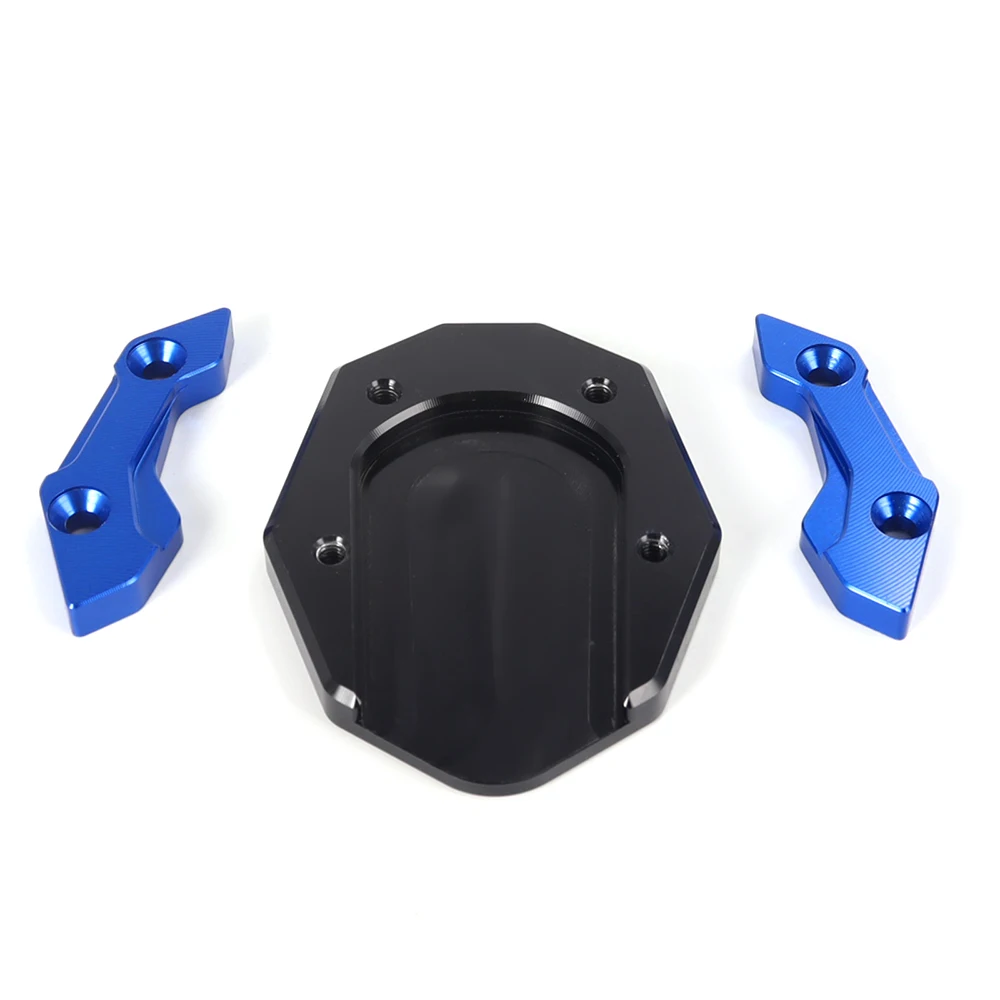 Motocicleta Kickstand Side Stand Extension Pad, Ampliar Placa, Suporte Foot Pad Base para Yamaha N-MAX155 N MAX XMAX 250 125 300