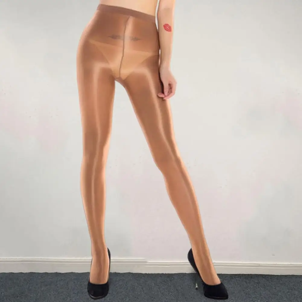 Pantyhose Pearlescent Thin See-through High Elastic Match Dress Skinny Glitter High Waist Lady Stockings OL Club Party Pantyhose