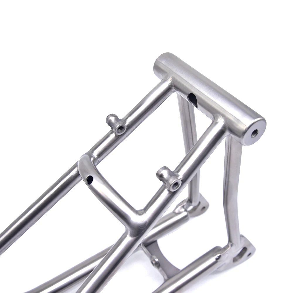 Titan Fahrrad hinteres Dreieck für p Linie für Brompton Fahrrad Vorderrad gabel Rahmen leichte 16 "Original größe Teile – Detail 4