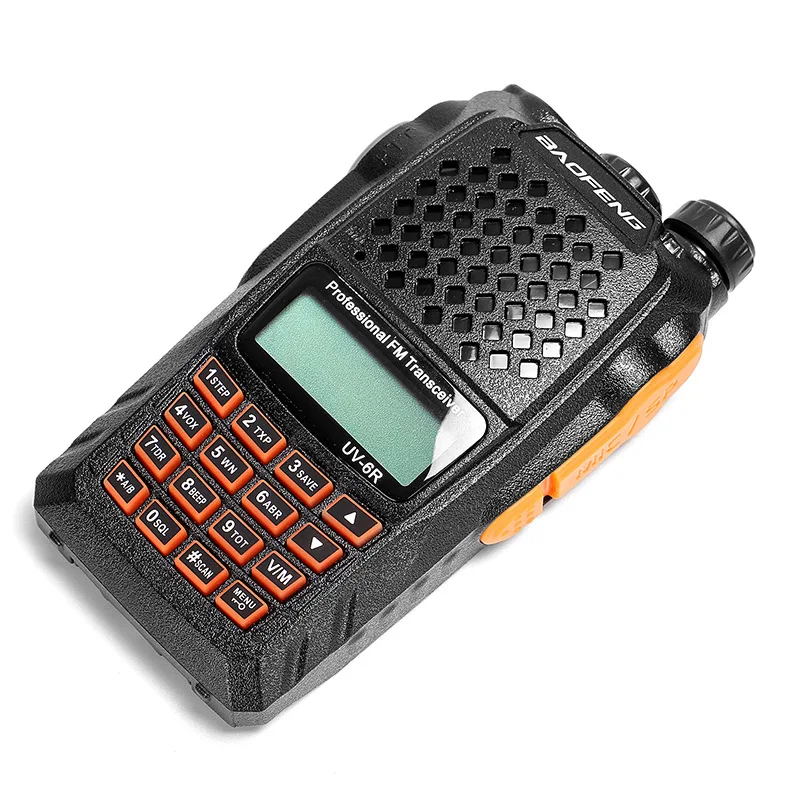 Рация Baofeng UV-6R Talkie Двухдиапазонная двухсторонняя радиосвязь высокомощный передатчик 5 Вт/1 Вт до 2022 каналов встроенная функция VOX 128