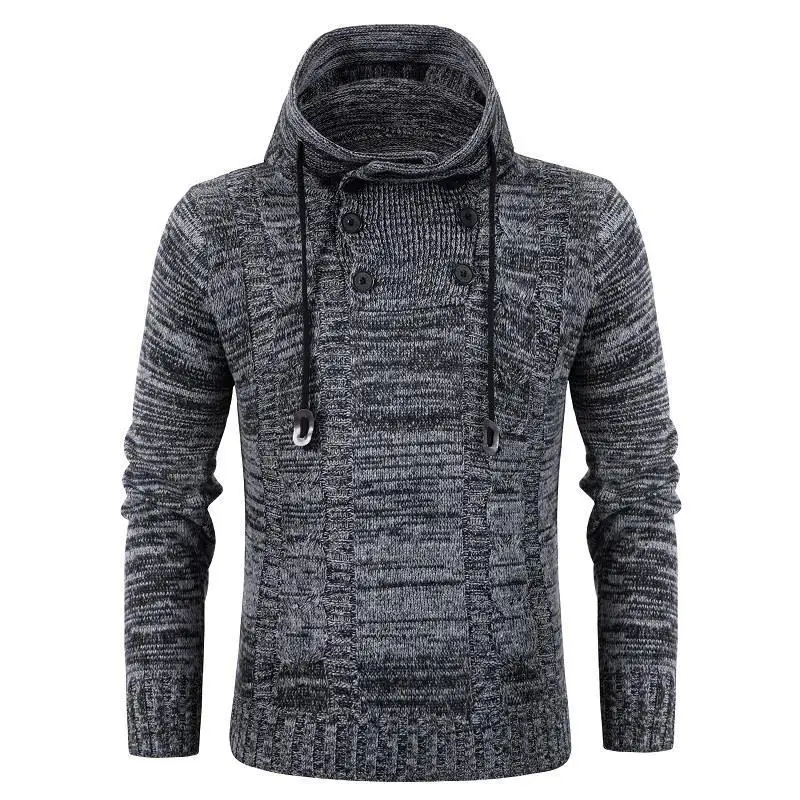 

2023 Autumn and Winter Men's European and American Hooded Fashion Sweater