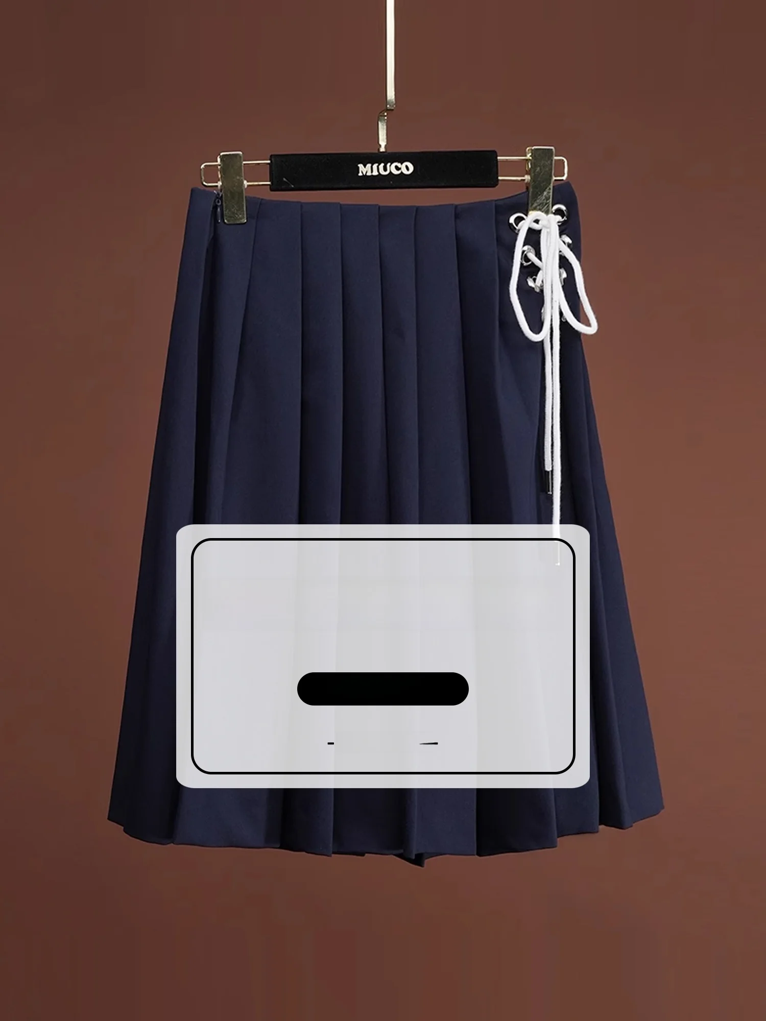 

Ele High Waist A-Line Skirt MIUCO Commuter Sle Ladies' Premium Quali f Skirt Daily Wear Other/Other Fabric