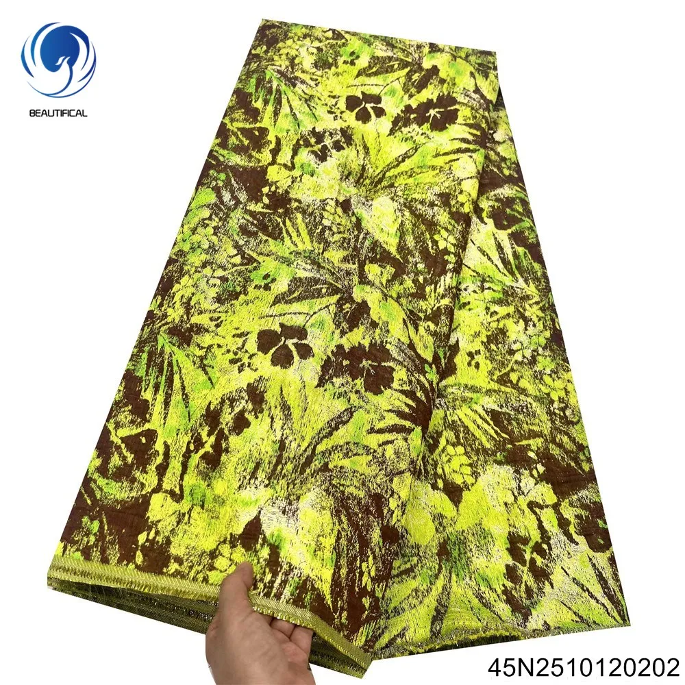 

In 2025, A New High-quality, Exquisite, Bright-colored French Jacquard Lace Comfortable Party and Banquet Dress 45N25101202