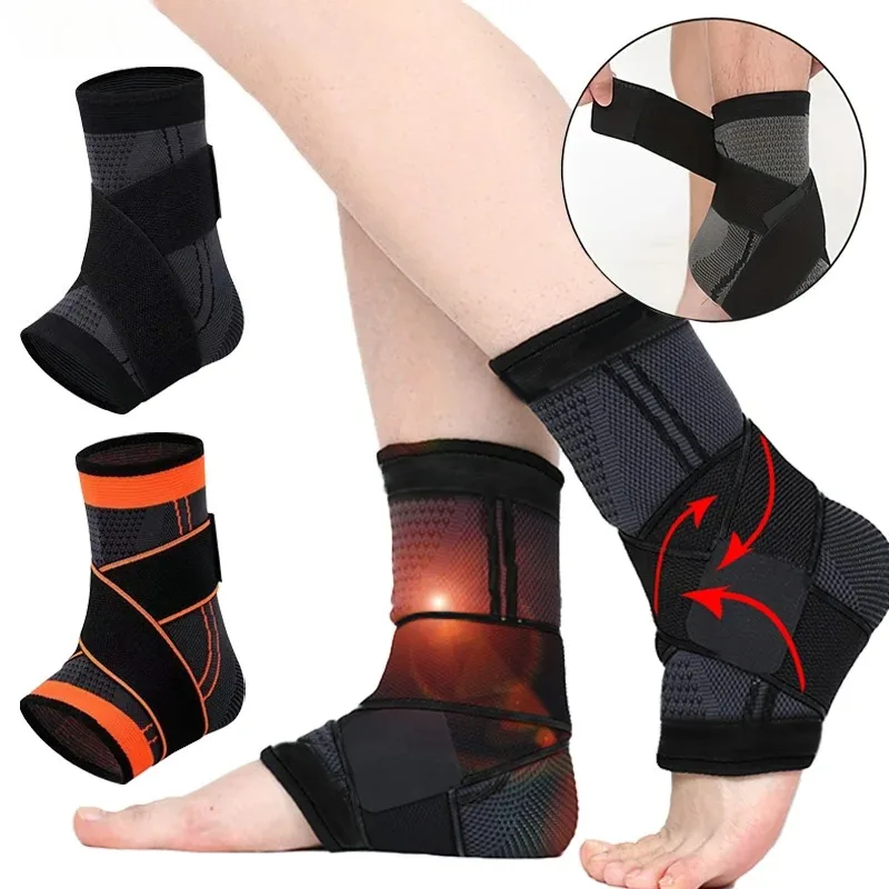 1 Unisex Ankle Protector for Sprains and Strains, Achilles Tendinitis, Plantar Fasciitis, Running, Basketball, Soccer, Daily Use