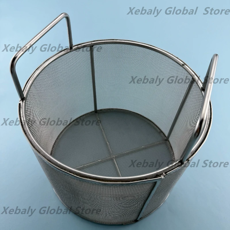 

Round 304 Stainless Steel Wire Mesh Basket Cleaning Filter Draining Basket Kitchen Bathroom Lab