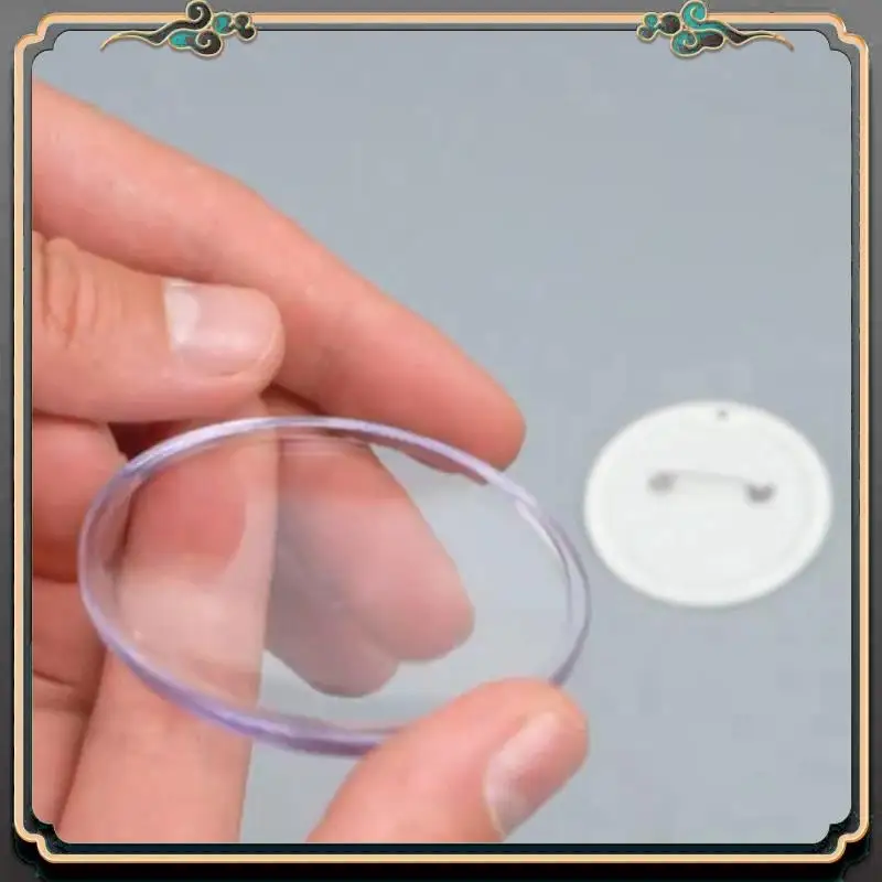 Reliable-Simple Badges Button Maker Machine Button Part , DIY Pin Badge Button Press Machine 48Pcs Button Parts