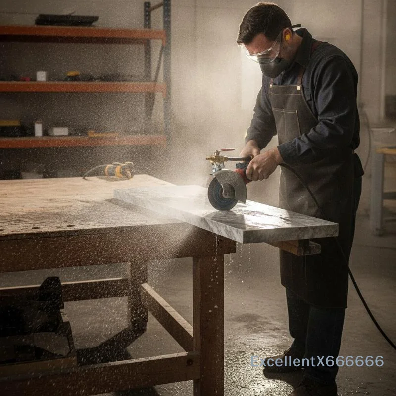 Dual Mode Angle Grinder Cooling Sprayer Dust Removal Tool for Tile Stone Cutting Workshop Use