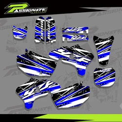 For Yamaha YZ250F YZ450F 2005 2004 2003 YZF 250 450 Motorcycle Full Fairing Graphics Background Decal Sticker Custom Name Number