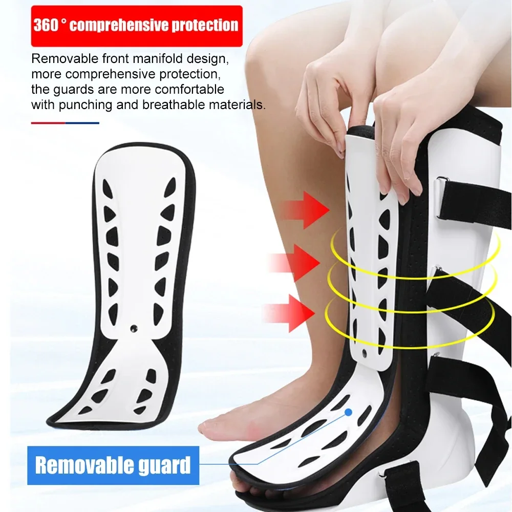 Adjustable Ankle Foot Drop Brace, Universal Fit Orthosis for Achilles Tendon & Ankle Support, Lightweight Design Foot Protector