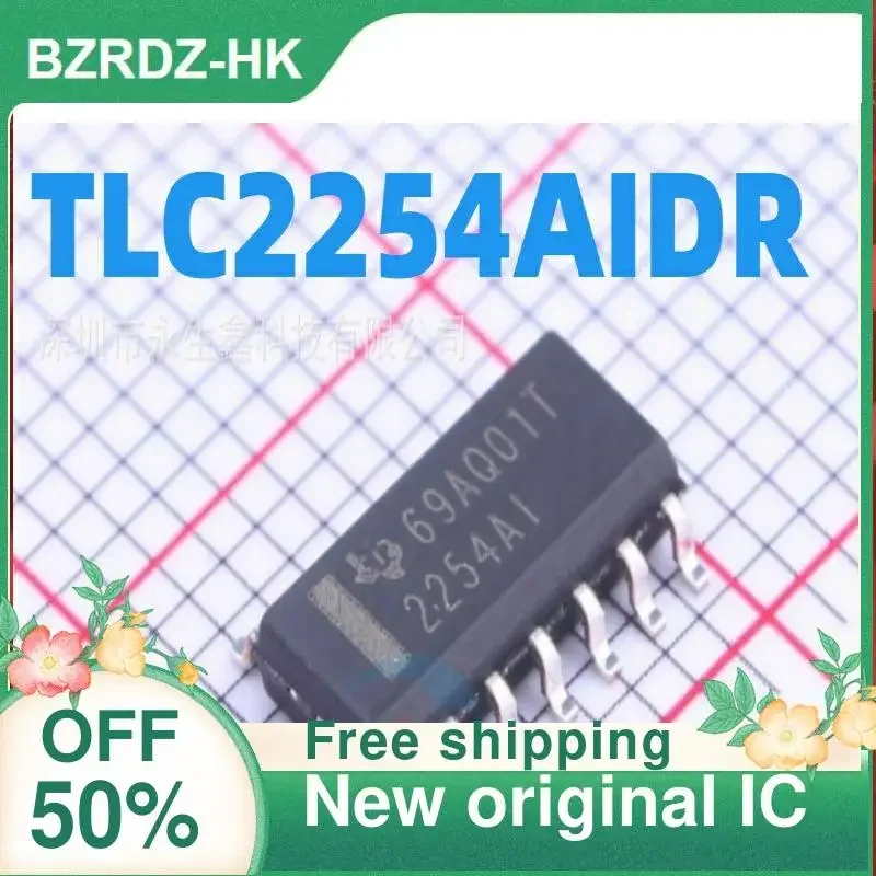 5PCS TLC2254 TLC2254AIDR TLC2254AID SOP14 New original IC