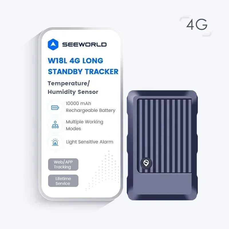 20254G LTE Strong Magnetic Wireless GPS Car Tracker 10000mAh Long Battery Life IP67 Waterproof Tracking Locator Device