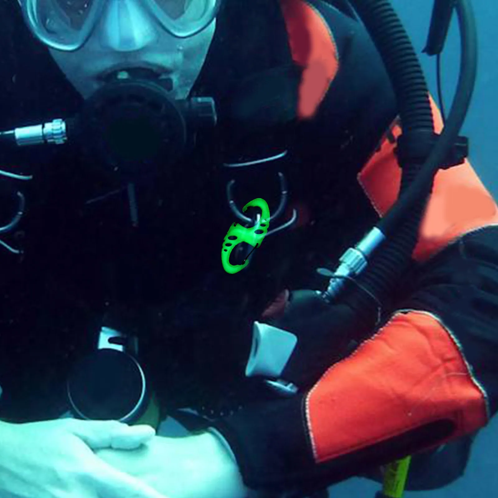 ليلة توهج الغوص مزدوجة نهاية الترباس المفاجئة الثقيلة الزناد كليب هوك مقاطع معدنية للغوص المزدوج الوجهين فصل