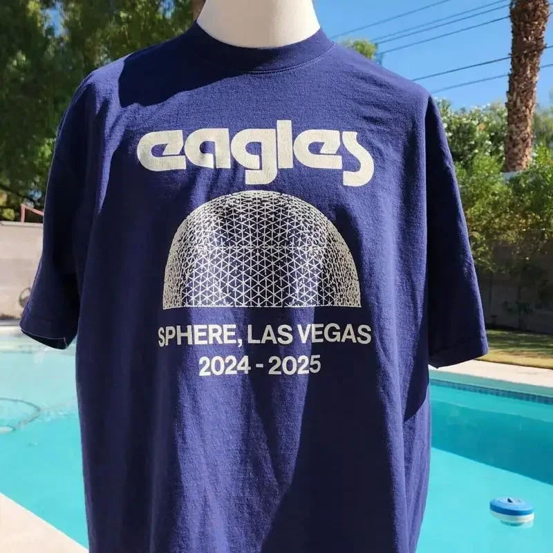 agles Frame T Shirt Sphere Las Vegas 2024 2025 Long Goodbye Reprinted