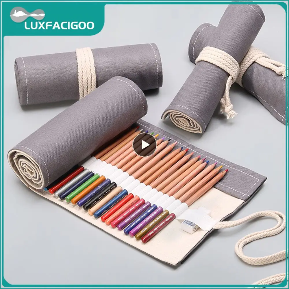 Saco De Armazenamento De Material De Lona, Salvar Espaço Papelaria Caixa, Tomada Elástica, Fio Firme, Pen Curtain, Tem Muitos Usos, Lápis Caso