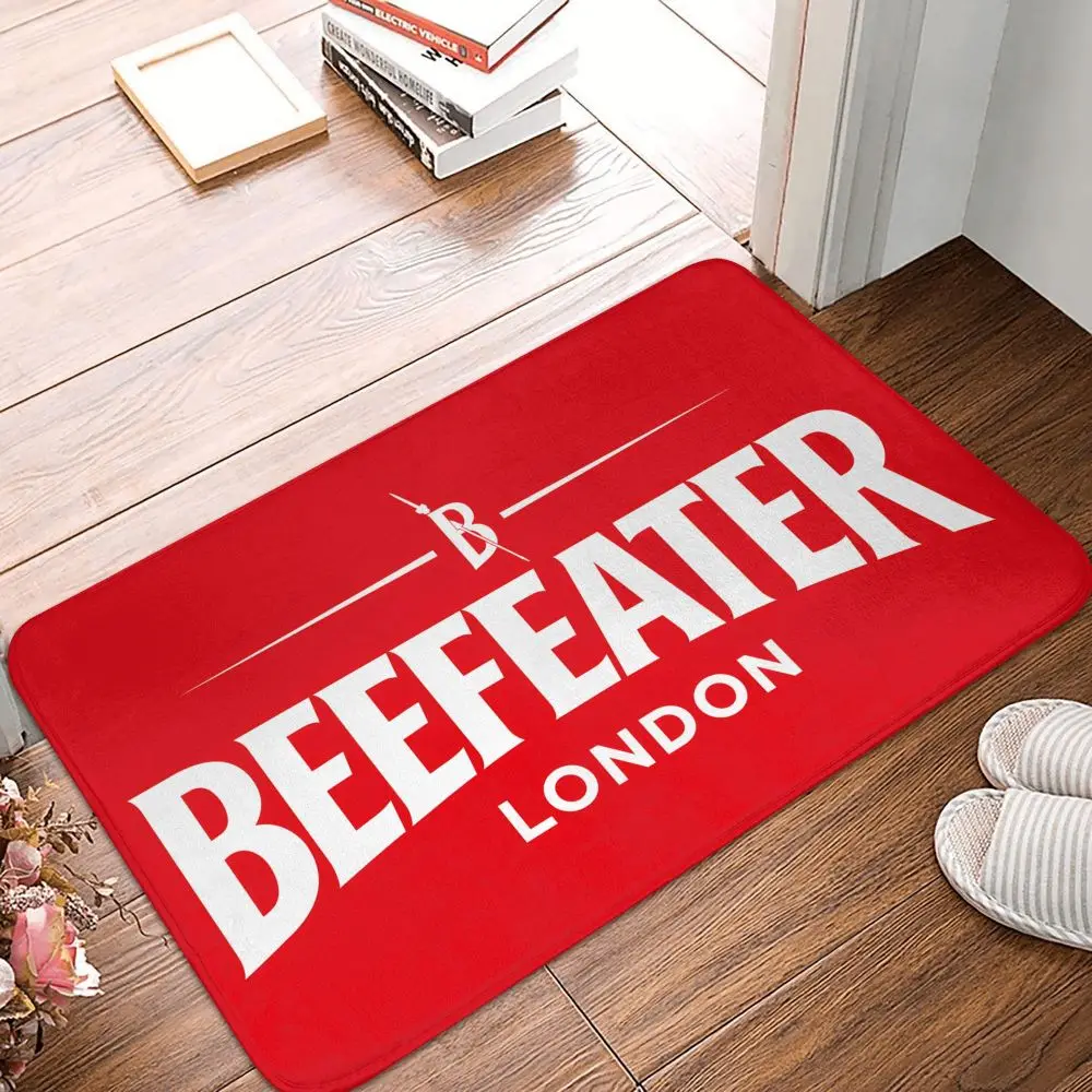 Nueva felpudo con estampado Beefeater, tapete creativo para el hogar, tapete para puerta de baño súper suave y absorbente A599780700