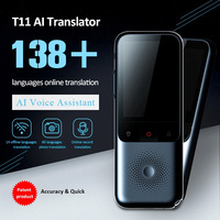 2025 New T11 Audio Translator Portable 138 Language Smart Translator Offline In Real Time Smart Voice AI Voice Photo Translator