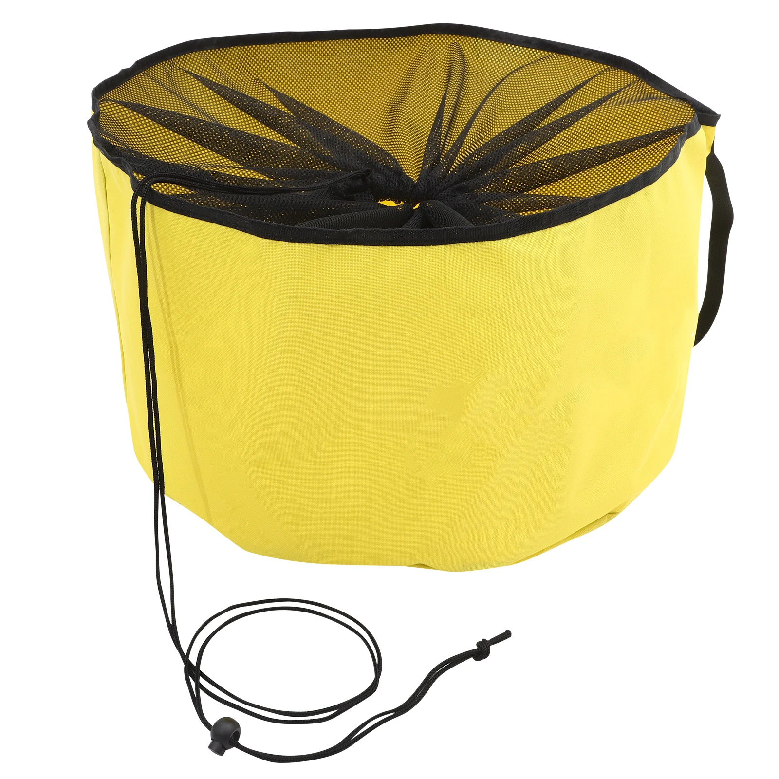 

Garden Hose Storage Large Capacity Waterproof Organizer for RV Trailer Yellow Tool Bag Oxford Cloth Mesh Bag Hose Holder Cord