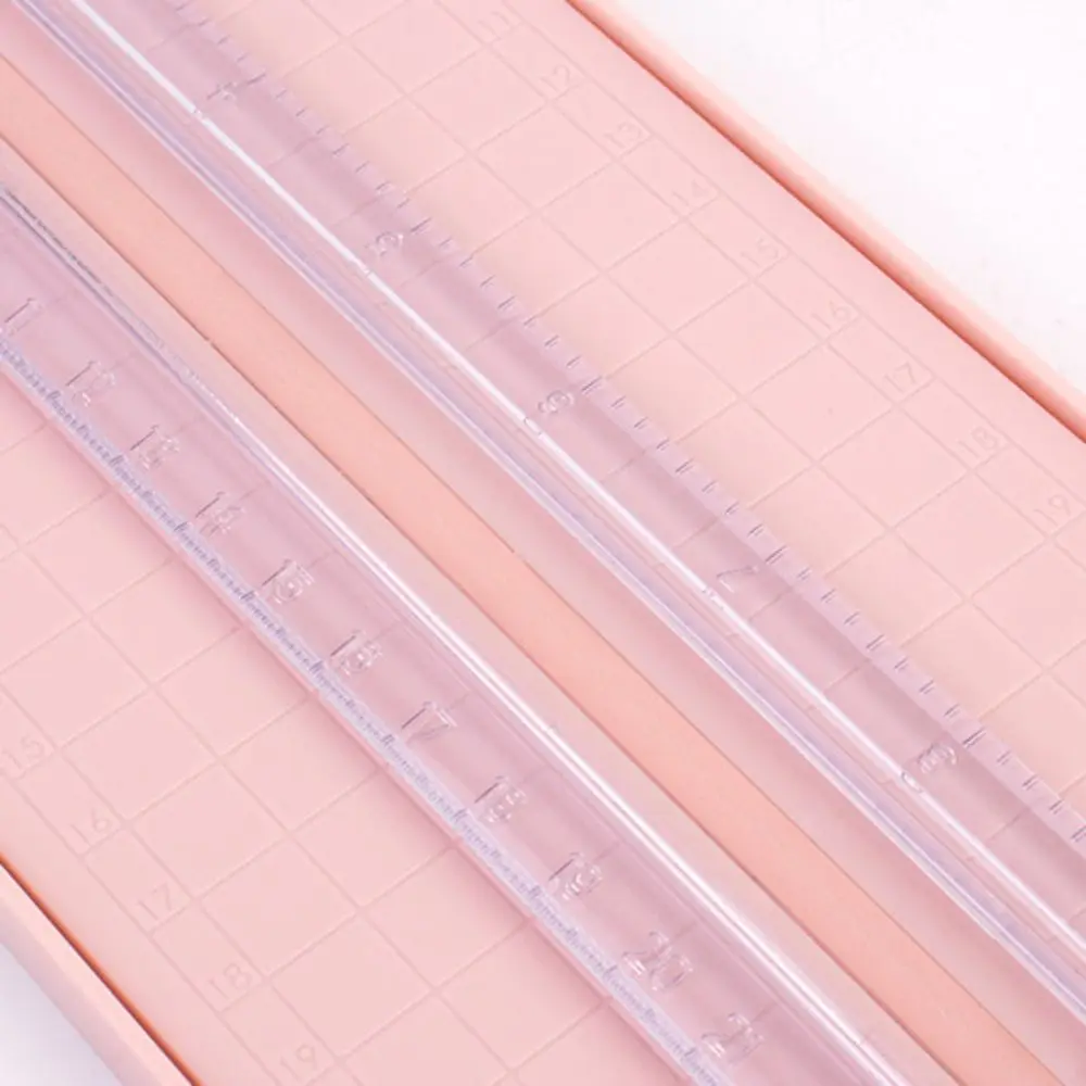 

360° Rotating Head 12 in 1 Paper Cutter Smooth Cutting with Anti Slip Pad Manual Paper Cutter Plastic Multiple Cutting Patterns