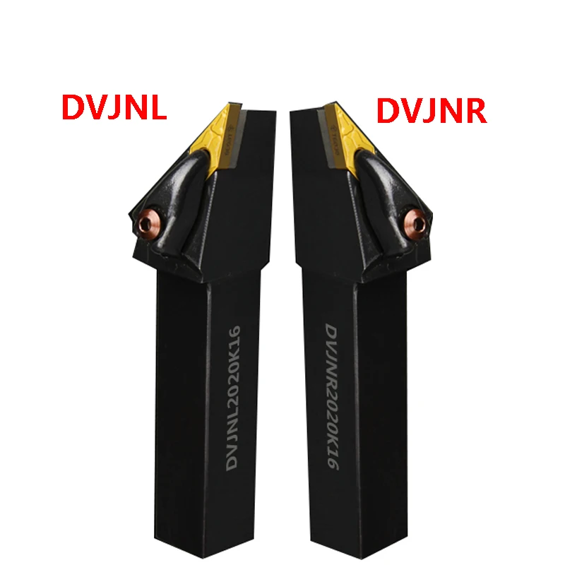 LIHAOPING DVJNR 2020K16 DVJNR1616H16 DVJNR2020K16 DVJNR2525M16 External Lathe Turning Tool Holder DVJNR2020 Cutting Inserts VNMG