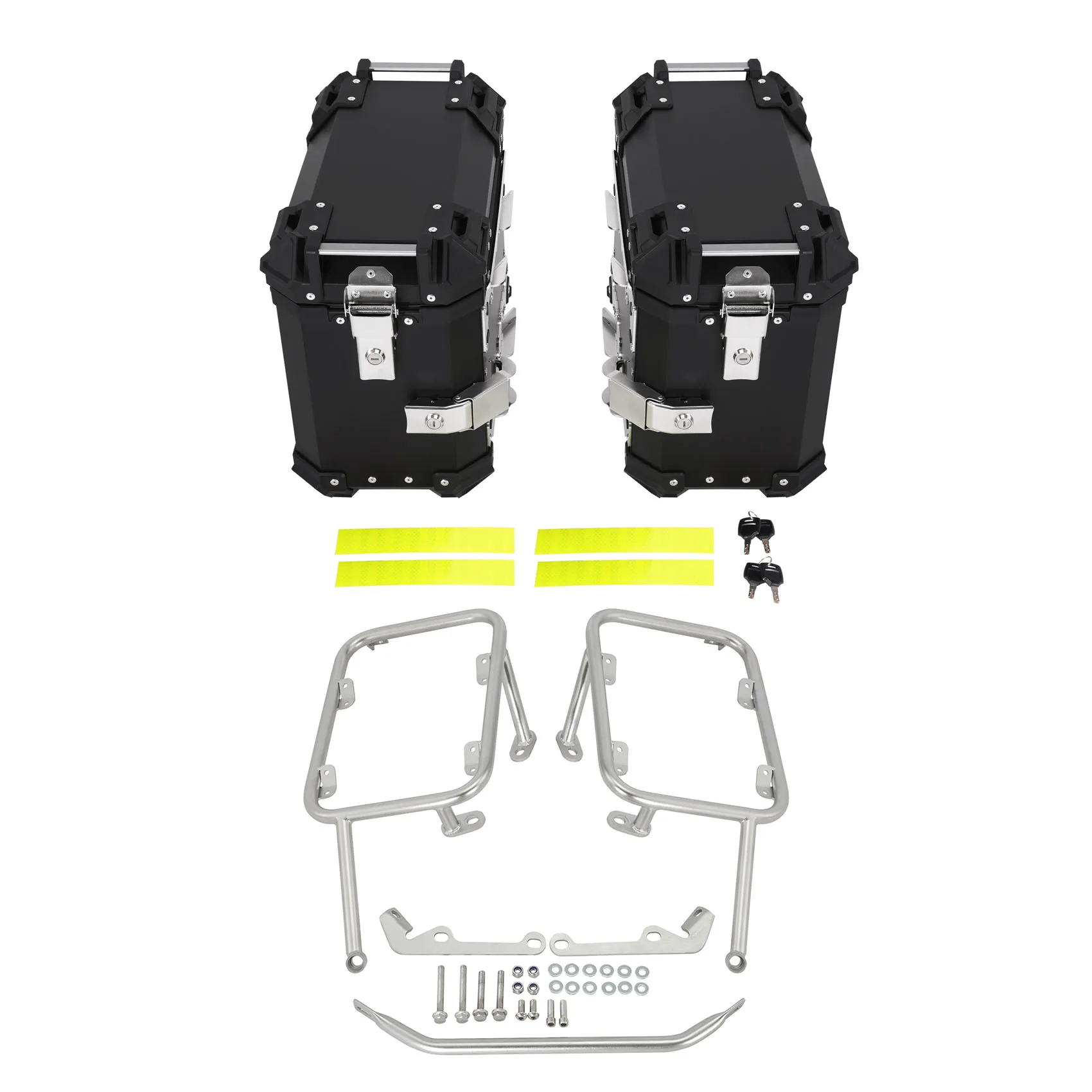 

36L Saddlebags Side Box Luggage Pannier Case & Mount Rack Fit For BMW R1300GS 23-25