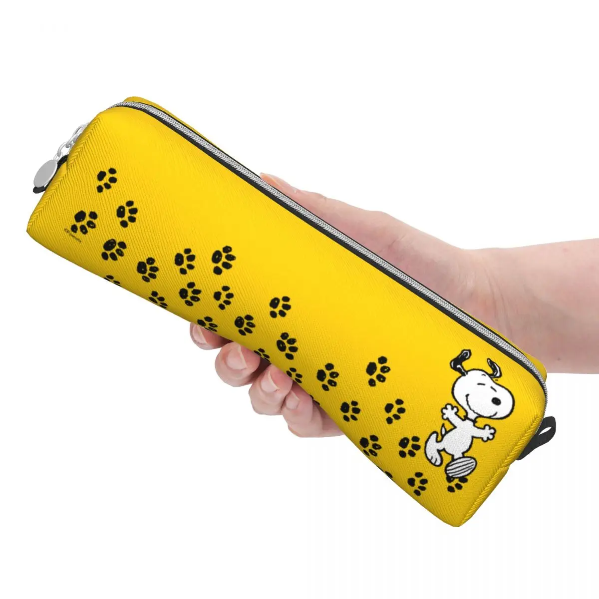 Imagem -03 - Criativo Snoopy Paw Print Path Lápis Cases Pen Box para Estudante Bolsa de Grande Capacidade Material Escolar Papelaria Presente