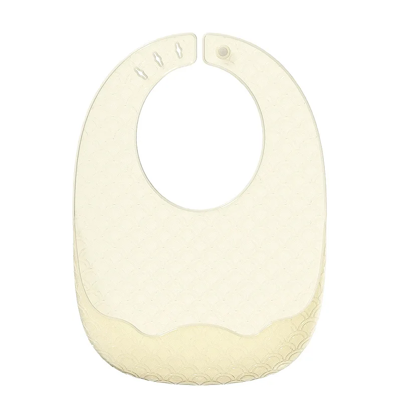 Bavaglino per mangiare il bambino Tasca per saliva in silicone per bambini, Tasca per riso per bambini Bavaglino tridimensionale impermeabile Super morbido senza risciacquo