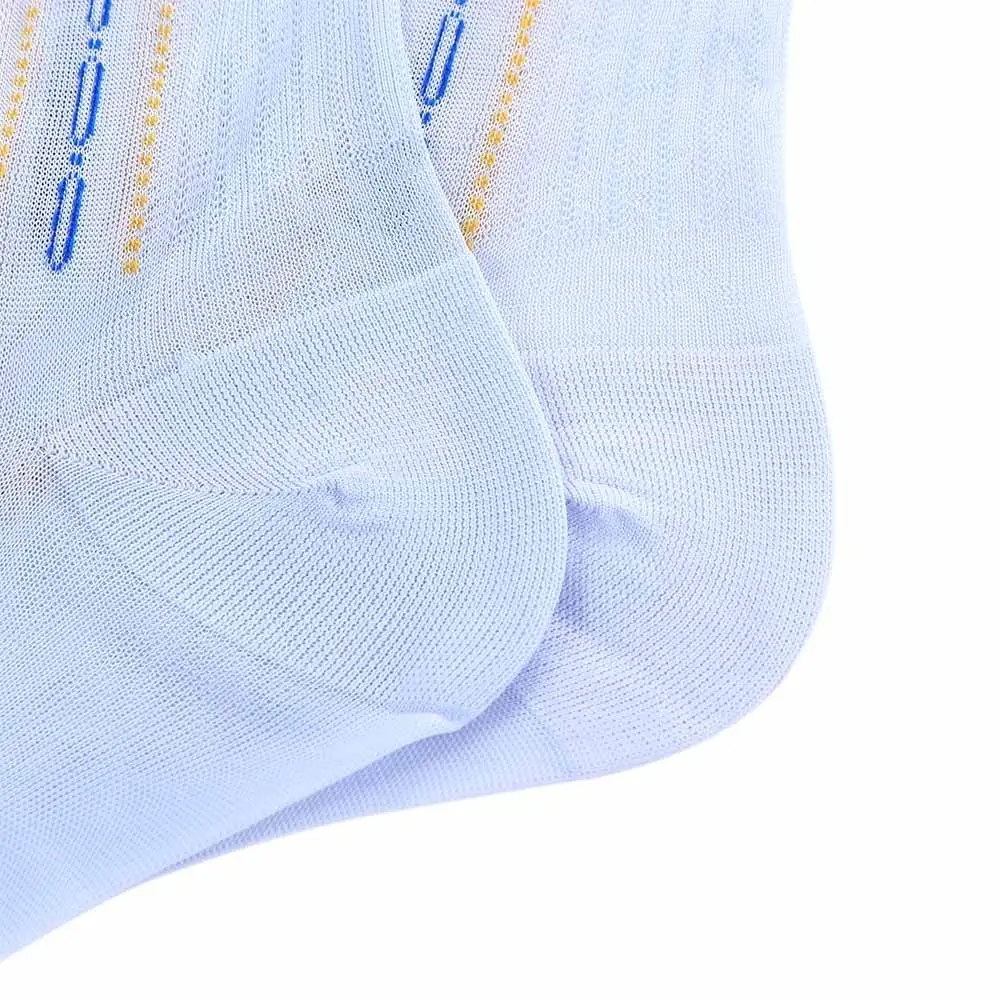 Large Size Summer Socks Mens Nylon Thin Breathable Husbands Fathers Solid Loose Work Vintage Silk Short Socks Sokken