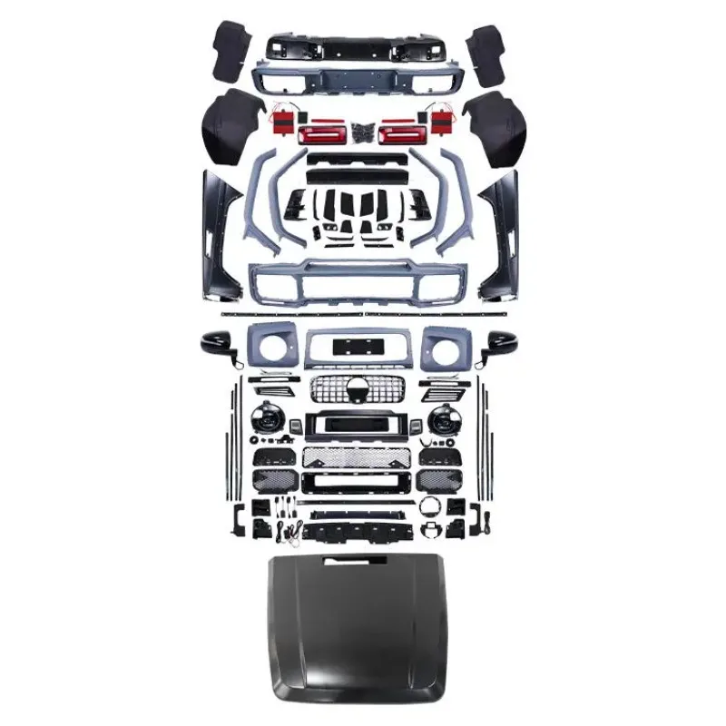 

For Mercedes Benz G Class W463 Upgrade To W464 Body Kits G500 G63 G350 Facelift Old To New B Style Car Bumpers