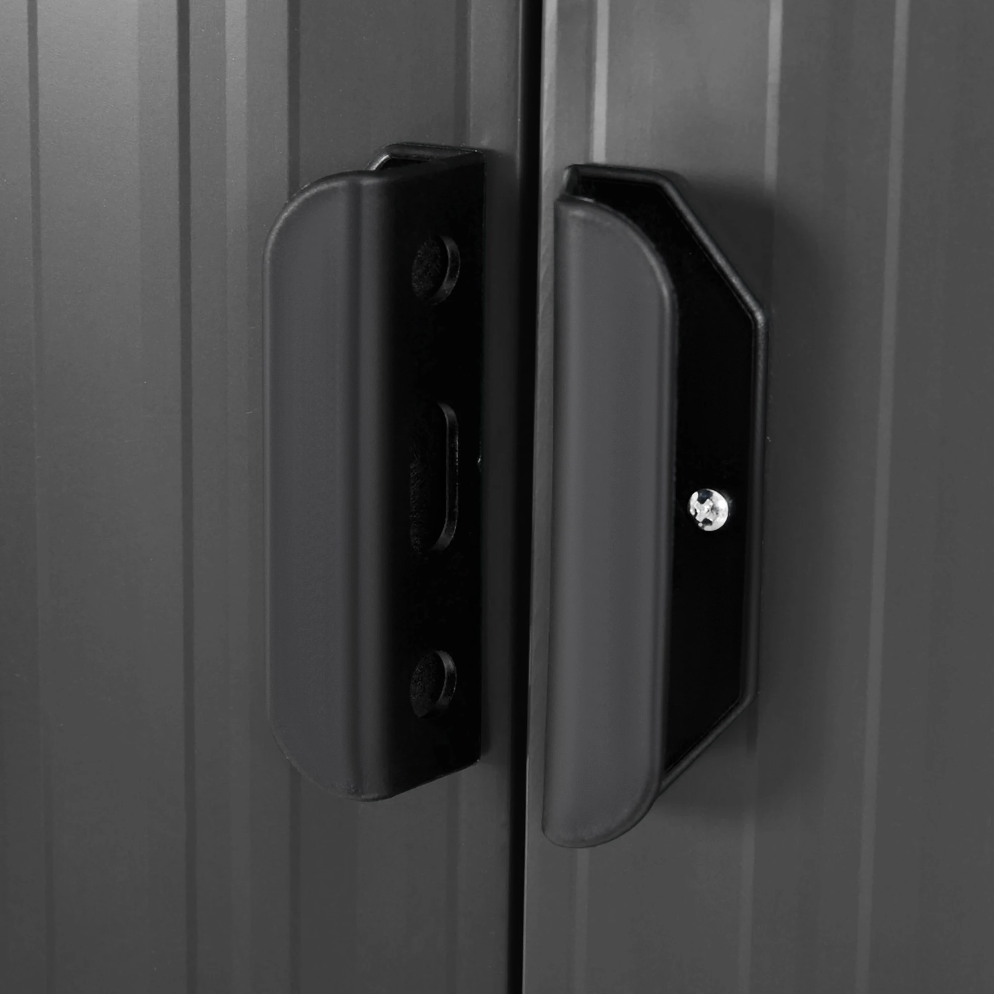 صندوق تخزين أدوات سقيفة الحديقة الخارجية ، الصندوق الأسود للفناء الخلفي ، 7x4ft