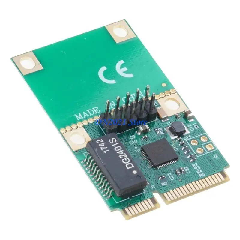 

F3KE Mini PCI-E Gigabit Ethernet Card PCI-Express Card 10/100/1000Mbps Transmission Rate PCI-E Card Adapter