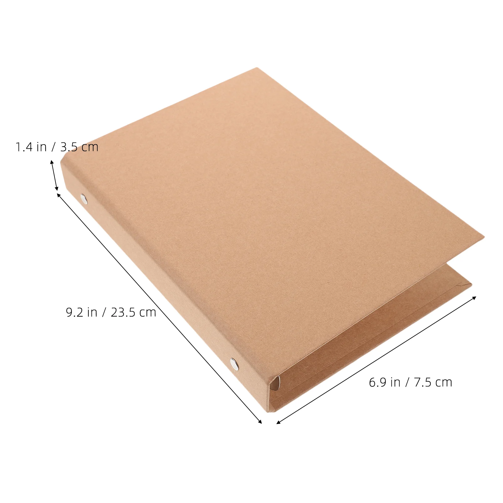 Mini Binder Loose-leaf Book Cover The Notebook Binders Information Booklet Tabs Hard Hand Account A5