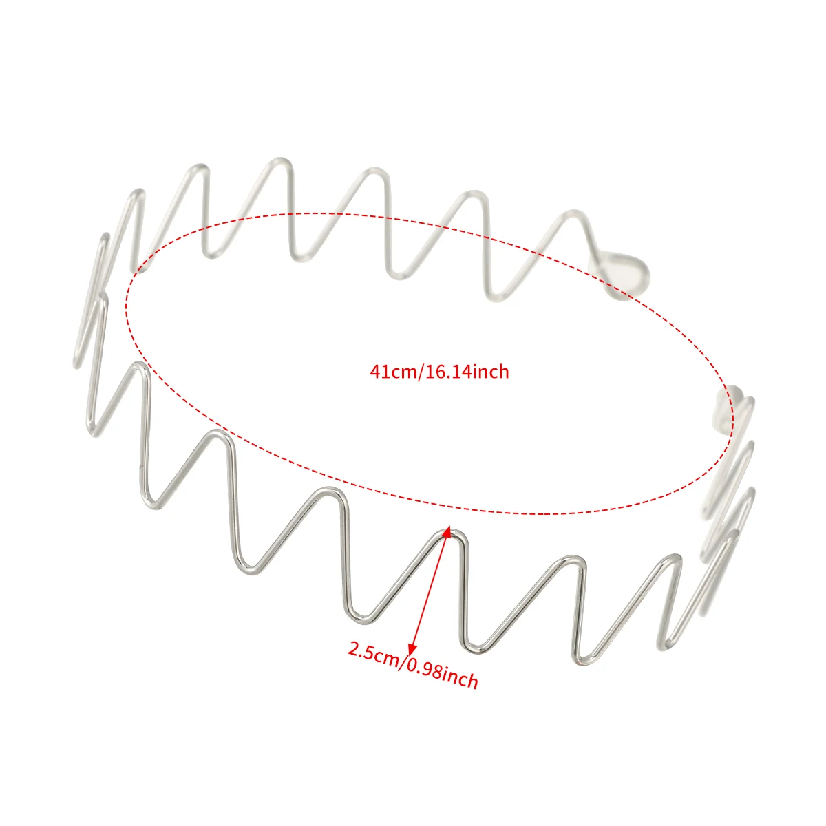 New Fashion Simple Curve Metal Hairband For Women Hair Accessories Headband Girls Headwear image 6