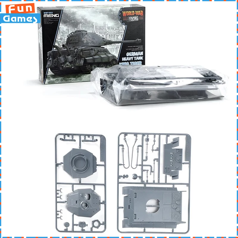 MENG Assemble Figure Germany King Tiger Heavy Tank WWT-003 Assembly Model Room Ornament Collectible Toy Birthday Gift