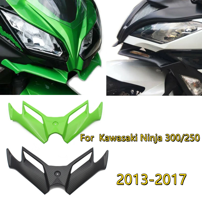 

For Kawasaki Ninja 300 Ninja 250 NINJA300/250 2013 2014 2015 -2017 Motorcycle Accessories Pneumatic Tail Spoiler Protector Front