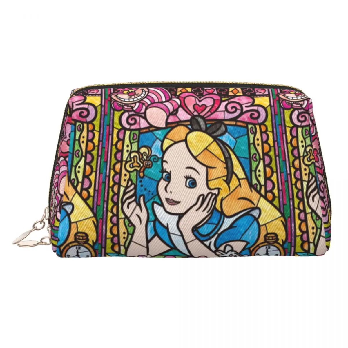 

Custom Alice In Wonderland Manga Travel Cosmetic Bag Women Makeup Toiletry Organizer Ladies Beauty Storage Dopp Kit