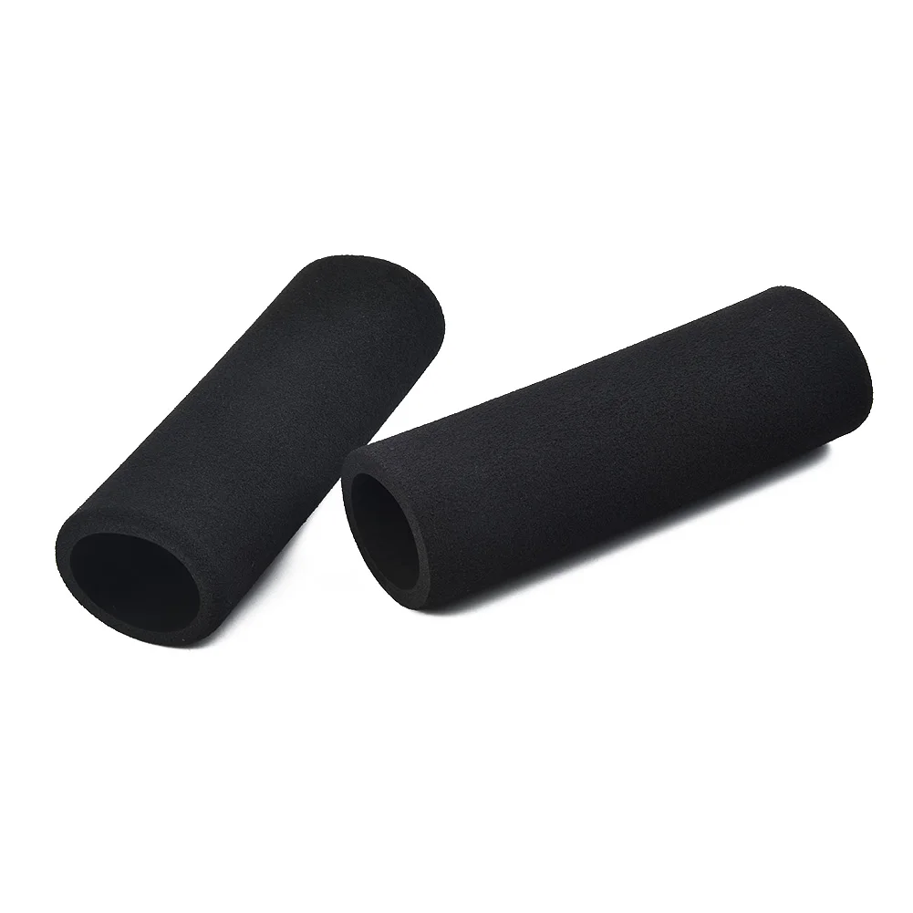 2X Motorcycle Handlebar Foam Grips Slip On Covers Anti Vibration for Motorbike Riders Seeking Comfort and Stability