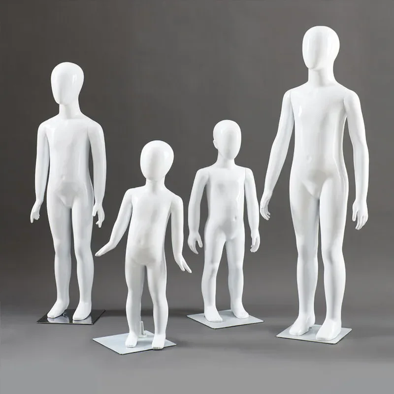 Full Body Children Clothing Mannequin Props Model for Window Display Hangers Kids Apparel Shooting Dolls Shelf Display Stand